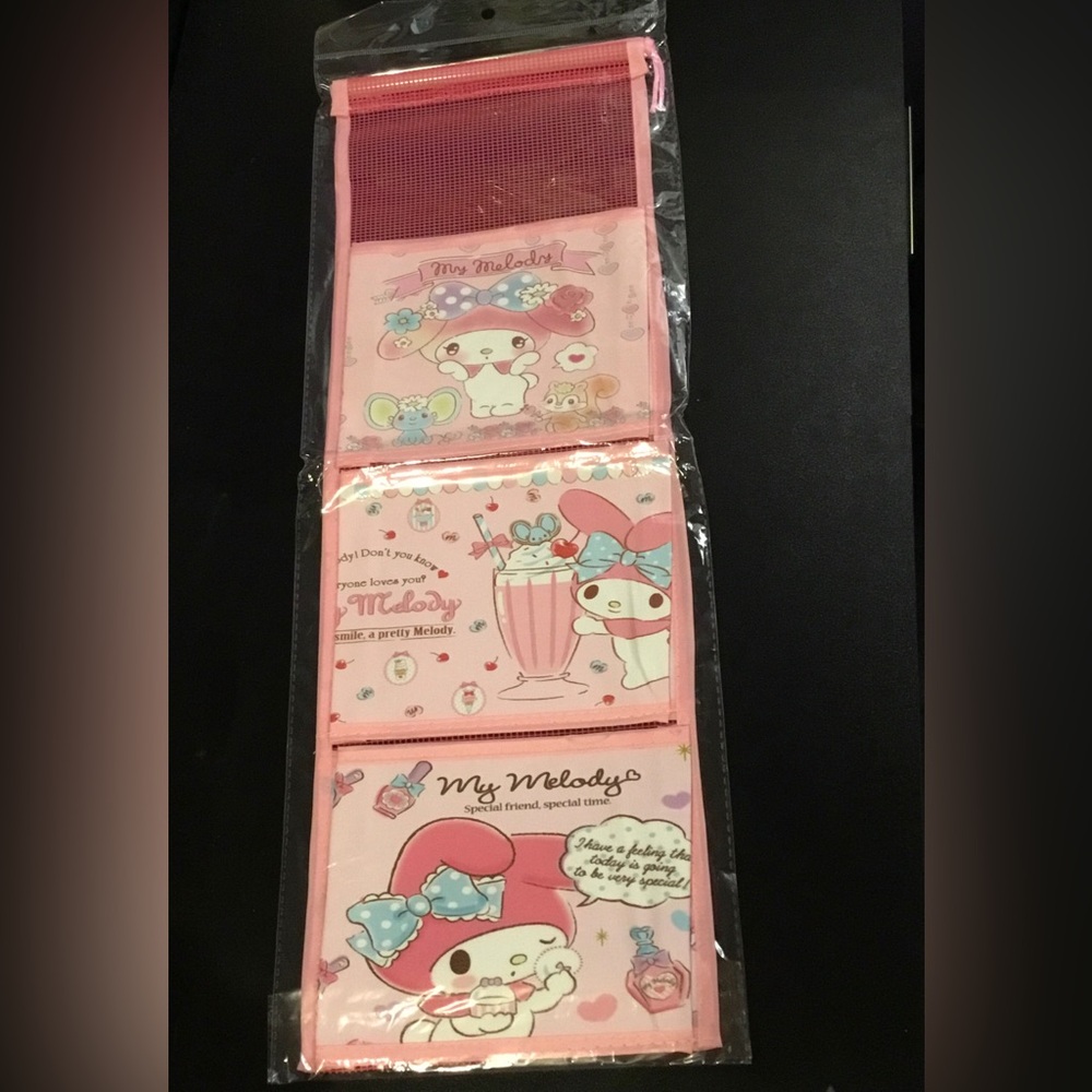 Sanrio My Melody Pink Hanging Organizer Pockets